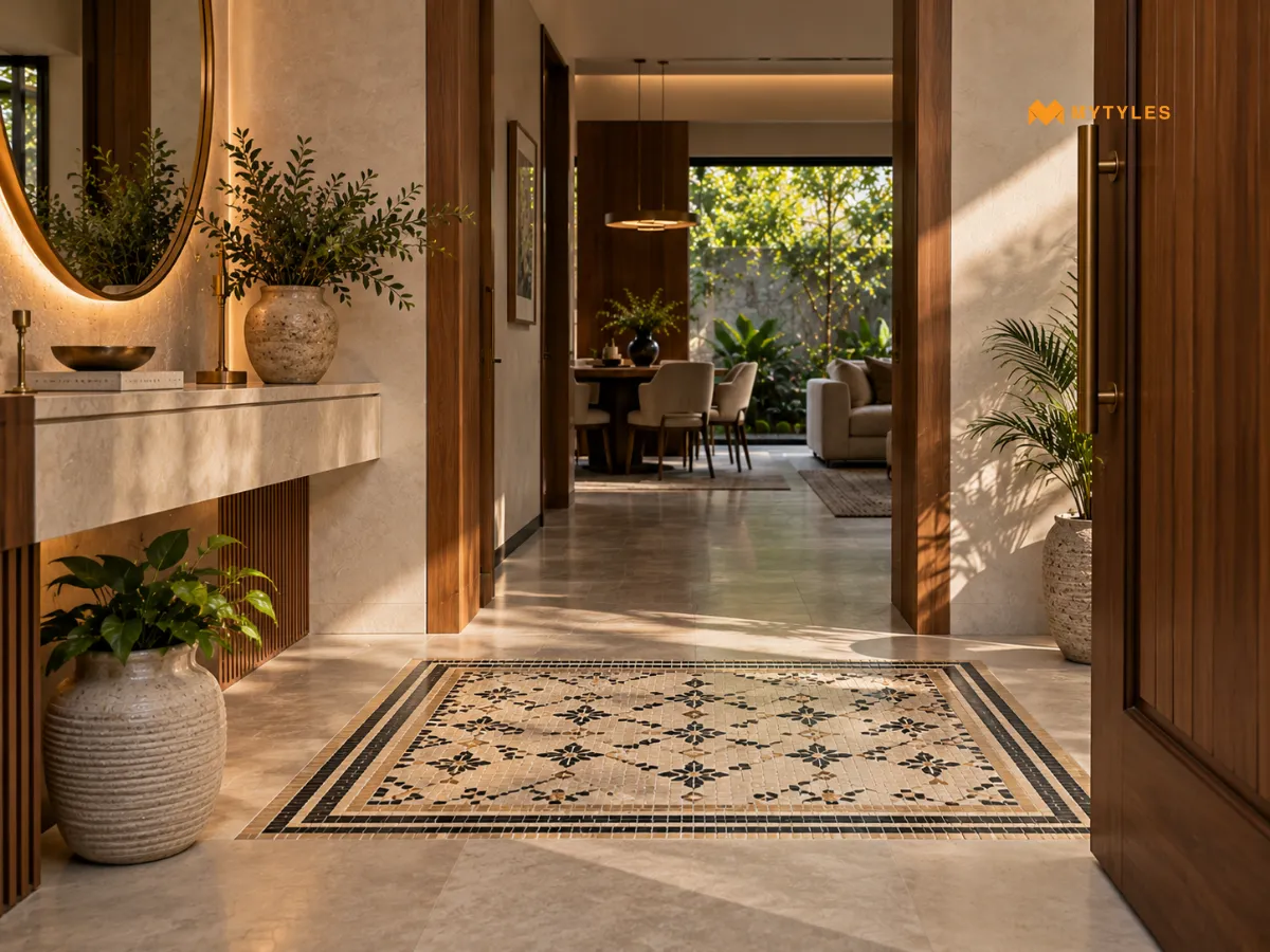 Mosaic Tiles For Fine Detail And Contrast